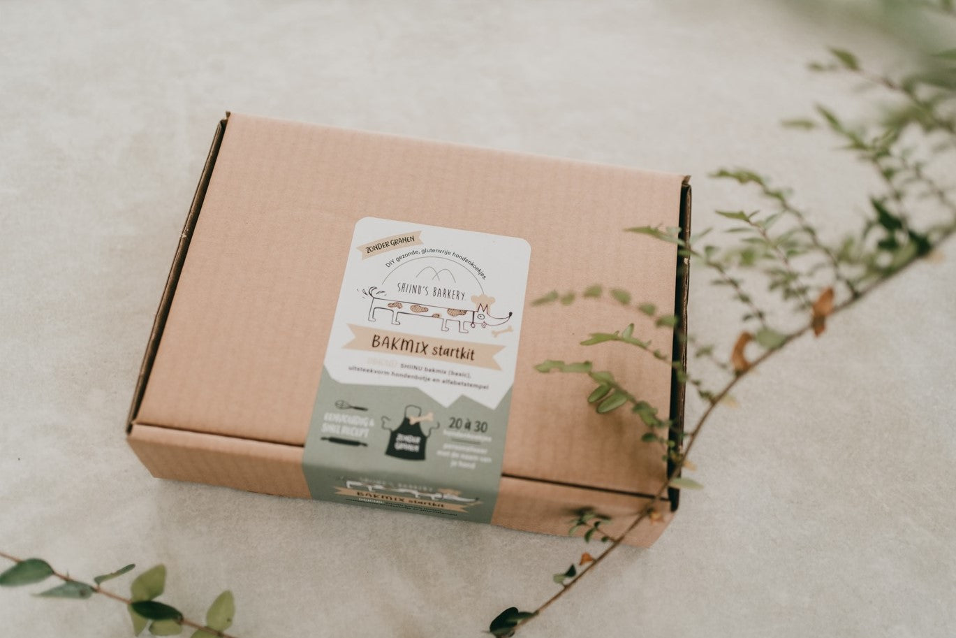 Startkit DIY gezonde, glutenvrije hondenkoekjes