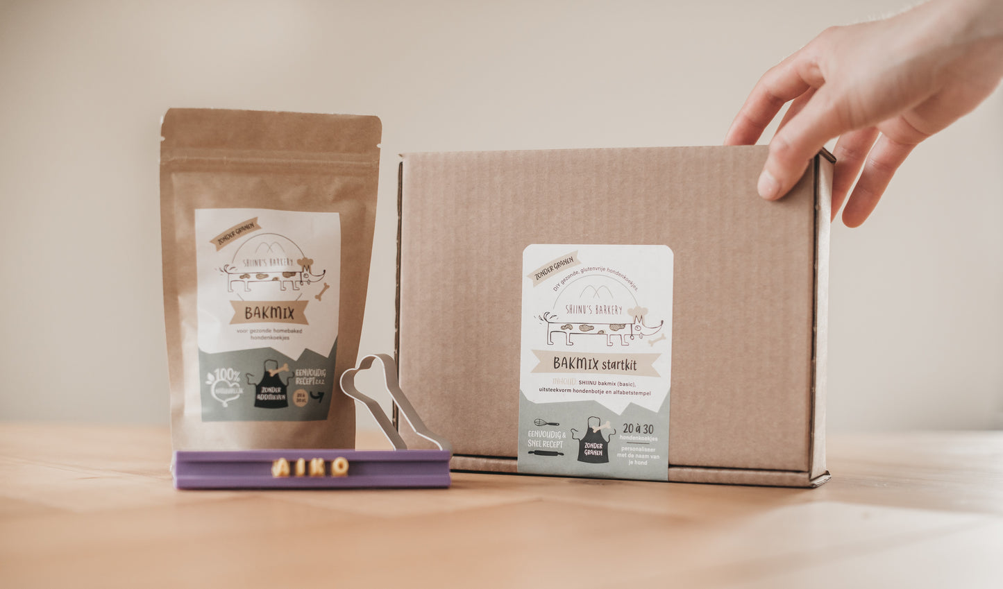 Startkit DIY gezonde, glutenvrije hondenkoekjes
