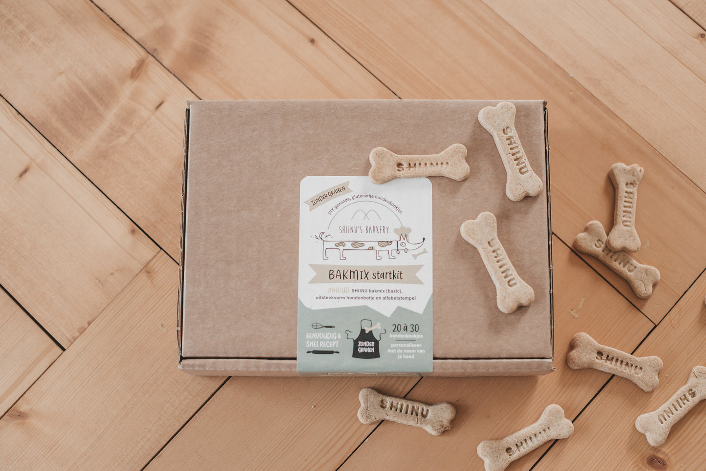 Startkit DIY gezonde, glutenvrije hondenkoekjes
