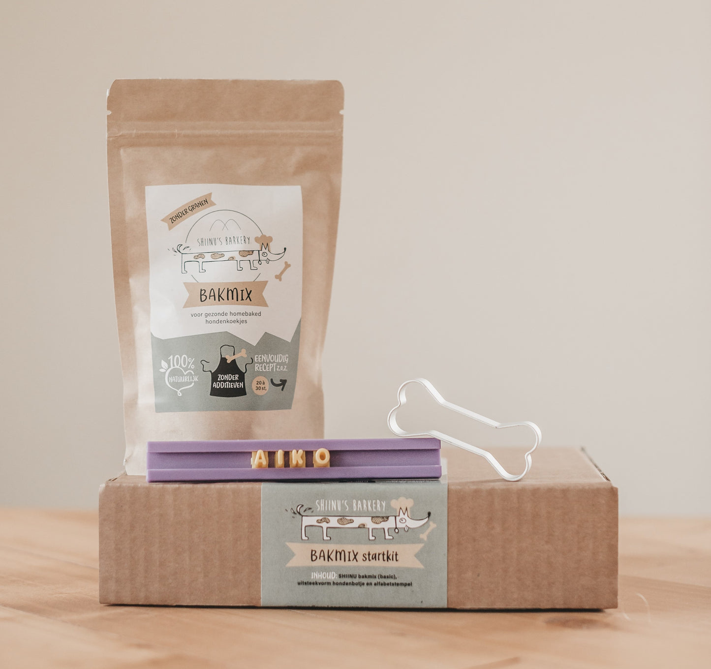 Startkit DIY gezonde, glutenvrije hondenkoekjes