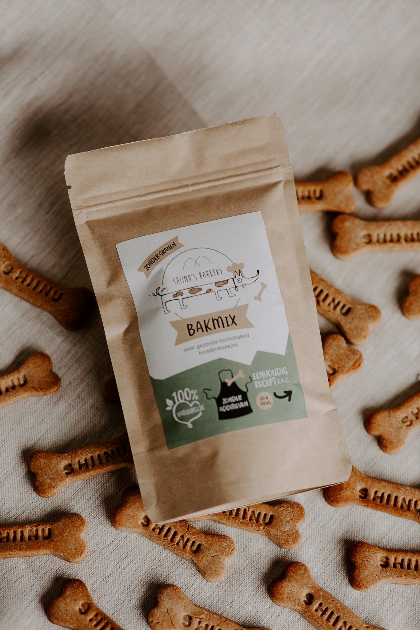 Bakmix DIY gezonde, glutenvrije hondenkoekjes | eenvoudig & snel recept