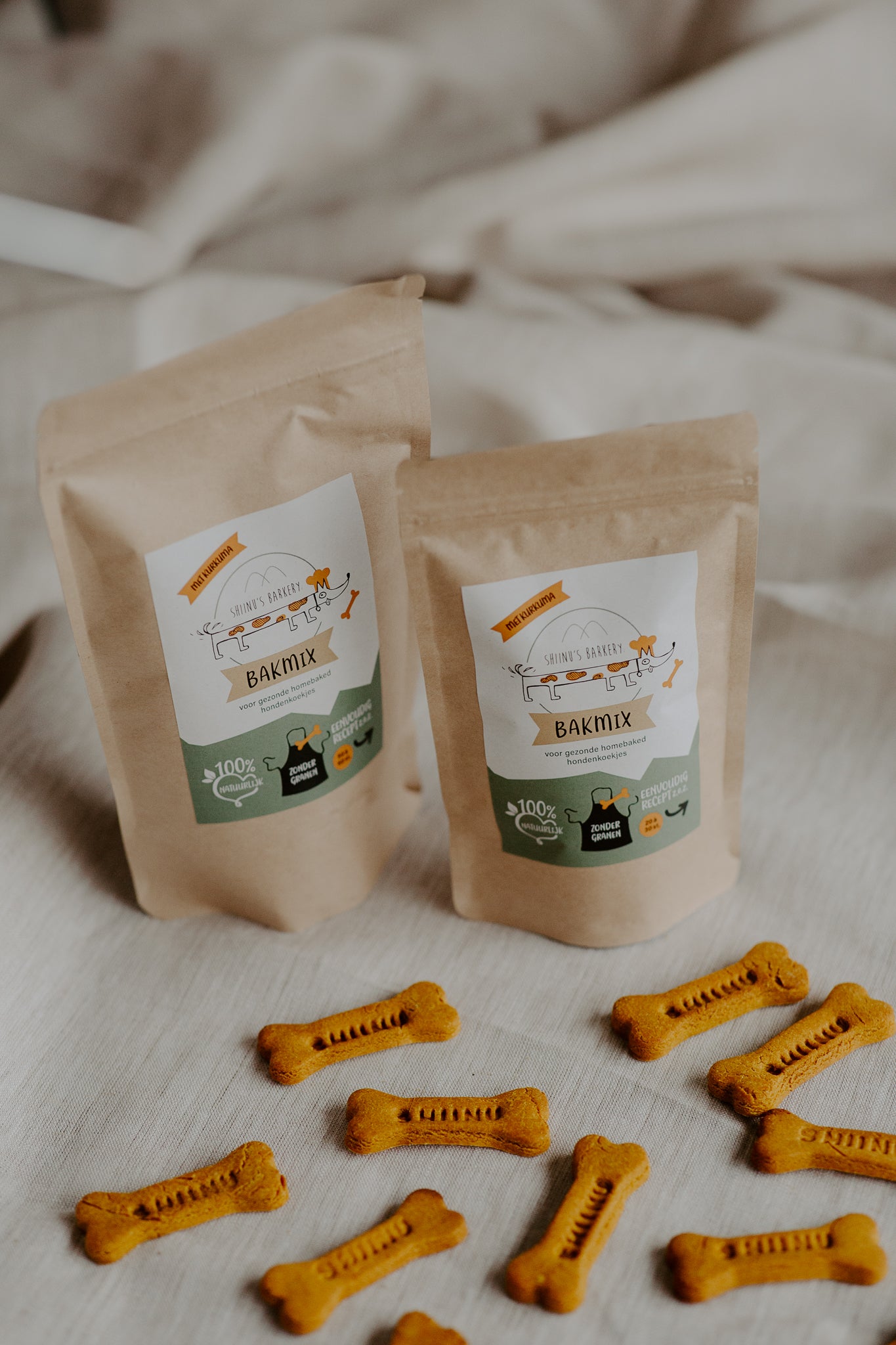 Bakmix DIY gezonde, glutenvrije hondenkoekjes | eenvoudig & snel recept