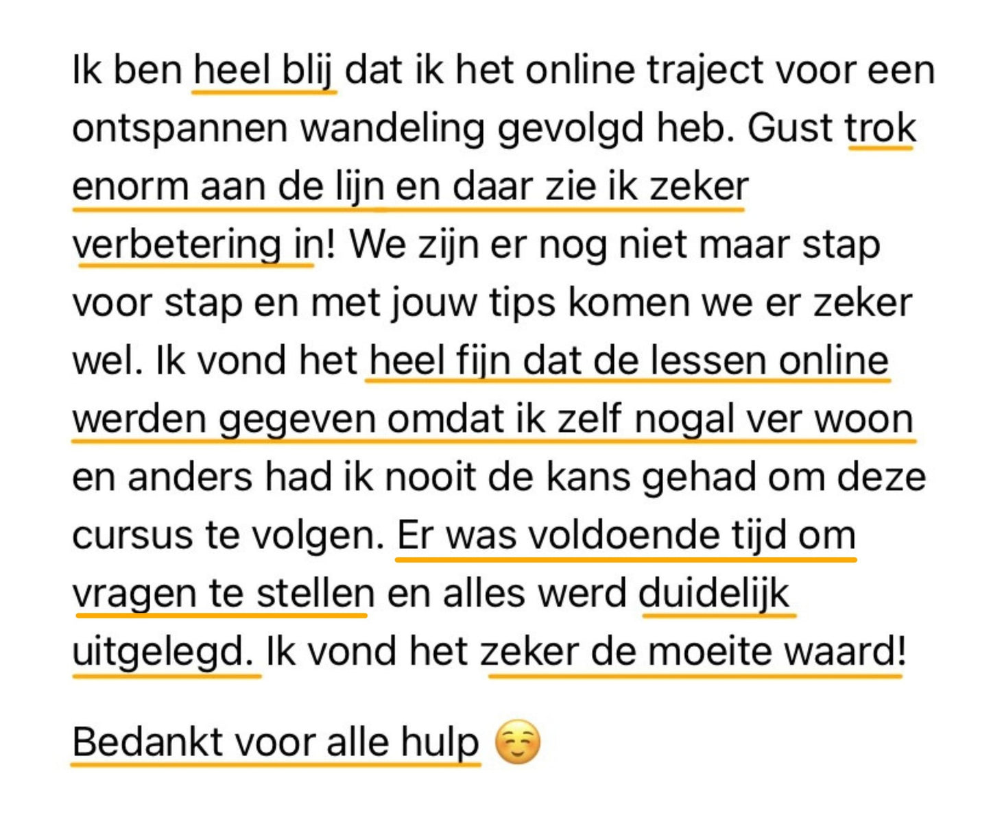 Ontspannen wandelen